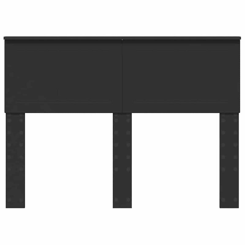 vidaXL Fejtámla fejtámlával Fekete tölgy 120 cm Faanyag