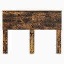 vidaXL Fejtámla fejtámlával Füstölt tölgy 120 cm Faanyag