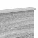 vidaXL Fejtámla fejtámlával Szürke Sonoma 120 cm Faanyag