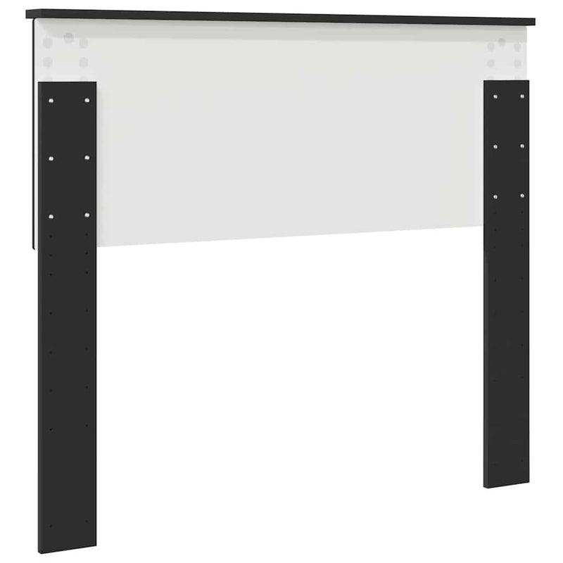 vidaXL Fejtámla fejtámlával Fekete tölgy 100 cm Faanyag