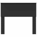 vidaXL Fejtámla fejtámlával Fekete tölgy 100 cm Faanyag