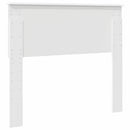 vidaXL Fejtámla fejtámlával Fényes Fehér 100 cm Faanyag
