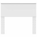 vidaXL Fejtámla fejtámlával Fényes Fehér 100 cm Faanyag