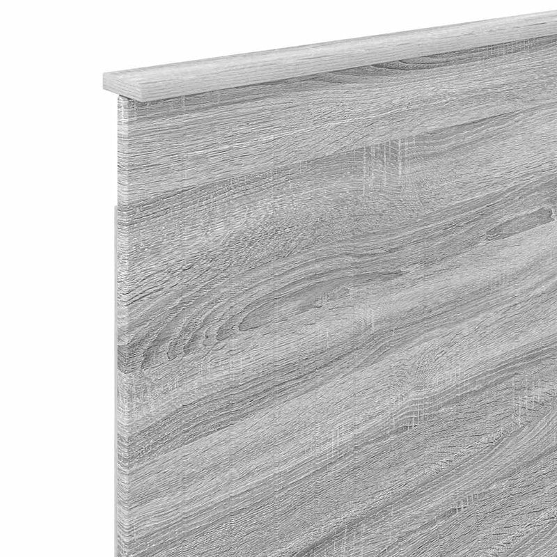 vidaXL Fejtámla fejtámlával Szürke Sonoma 100 cm Faanyag