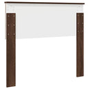 vidaXL Fejtámla fejtámlával Barna Tölgy 100 cm Faanyag