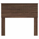 vidaXL Fejtámla fejtámlával Barna Tölgy 100 cm Faanyag