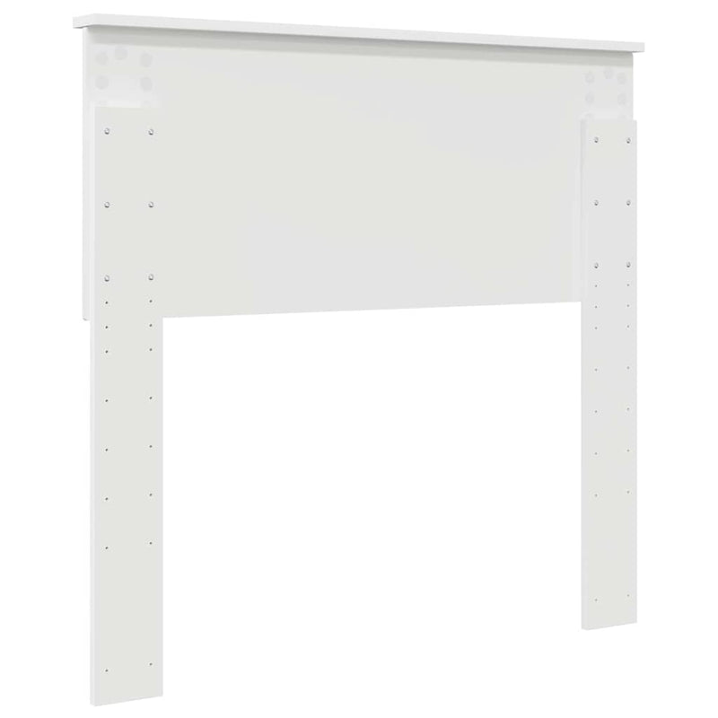 vidaXL Fejtámla fejtámlával Fehér 90 cm Faanyag