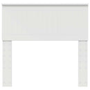 vidaXL Fejtámla fejtámlával Fehér 90 cm Faanyag