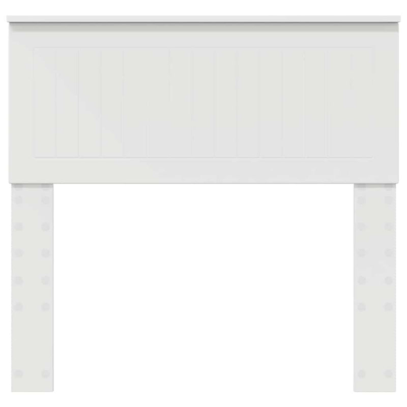 vidaXL Fejtámla fejtámlával Fehér 90 cm Faanyag