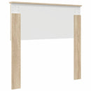 vidaXL Fejtámla fejtámlával Sonoma tölgy 90 cm Faanyag