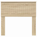 vidaXL Fejtámla fejtámlával Sonoma tölgy 90 cm Faanyag