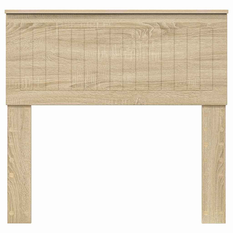 vidaXL Fejtámla fejtámlával Sonoma tölgy 90 cm Faanyag