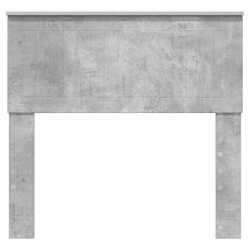 vidaXL Fejtámla fejtámlával Beton Szürke 90 cm Faanyag