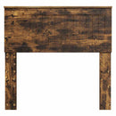 vidaXL Fejtámla fejtámlával Füstölt tölgy 90 cm Faanyag