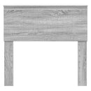 vidaXL Fejtámla fejtámlával Szürke Sonoma 90 cm Faanyag