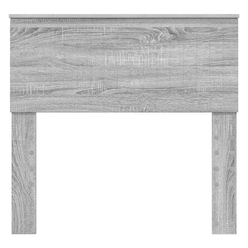 vidaXL Fejtámla fejtámlával Szürke Sonoma 90 cm Faanyag