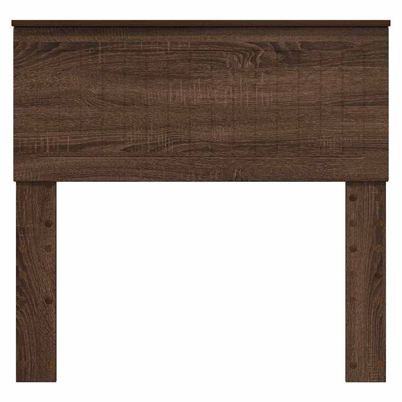 vidaXL Fejtámla fejtámlával Barna Tölgy 90 cm Faanyag