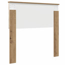 vidaXL Fejtámla fejtámlával Artisan tölgy 90 cm Faanyag