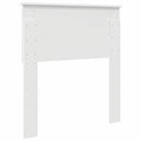 vidaXL Fejtámla fejtámlával Fehér 80 cm Faanyag