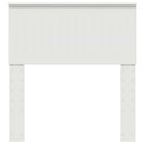 vidaXL Fejtámla fejtámlával Fehér 80 cm Faanyag