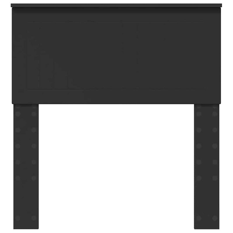 vidaXL Fejtámla fejtámlával Fekete tölgy 80 cm Faanyag