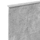 vidaXL Fejtámla fejtámlával Beton Szürke 80 cm Faanyag