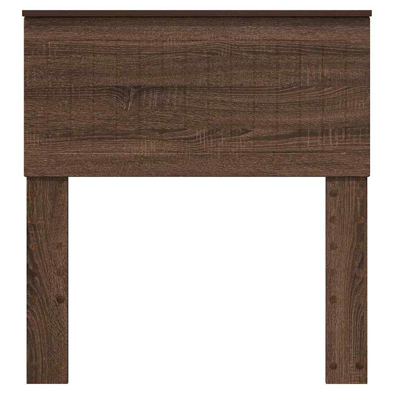 vidaXL Fejtámla fejtámlával Barna Tölgy 80 cm Faanyag