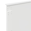 vidaXL Fejtámla fejtámlával Fehér 75 cm Faanyag