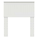 vidaXL Fejtámla fejtámlával Fehér 75 cm Faanyag