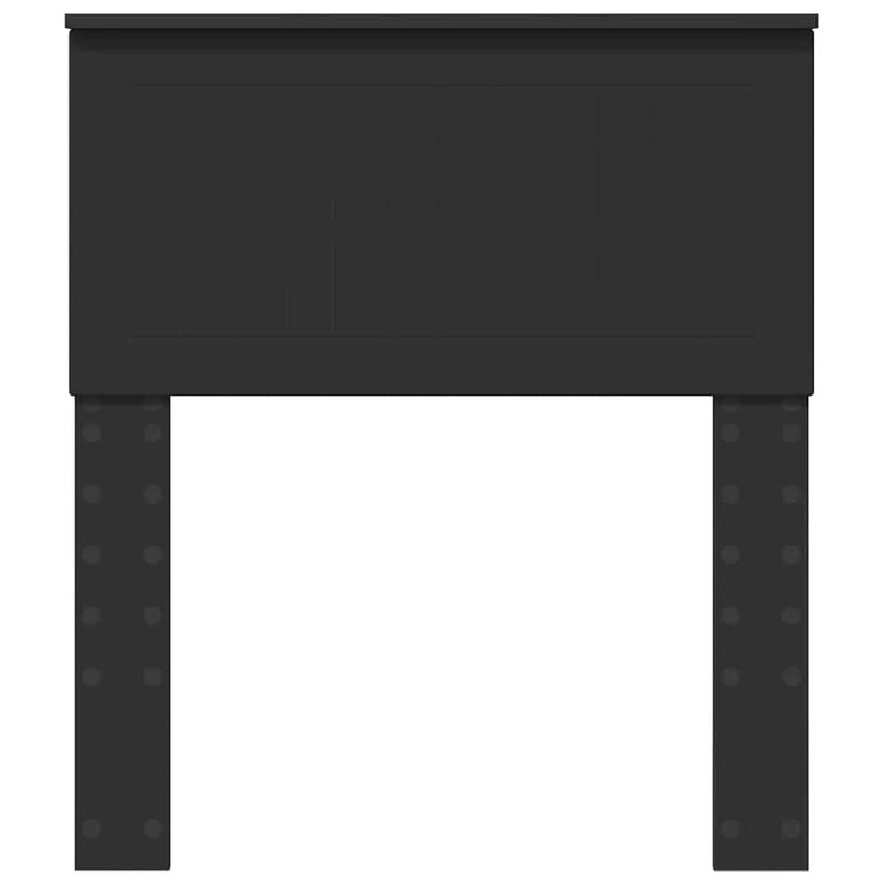 vidaXL Fejtámla fejtámlával Fekete tölgy 75 cm Faanyag