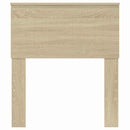 vidaXL Fejtámla fejtámlával Sonoma tölgy 75 cm Faanyag