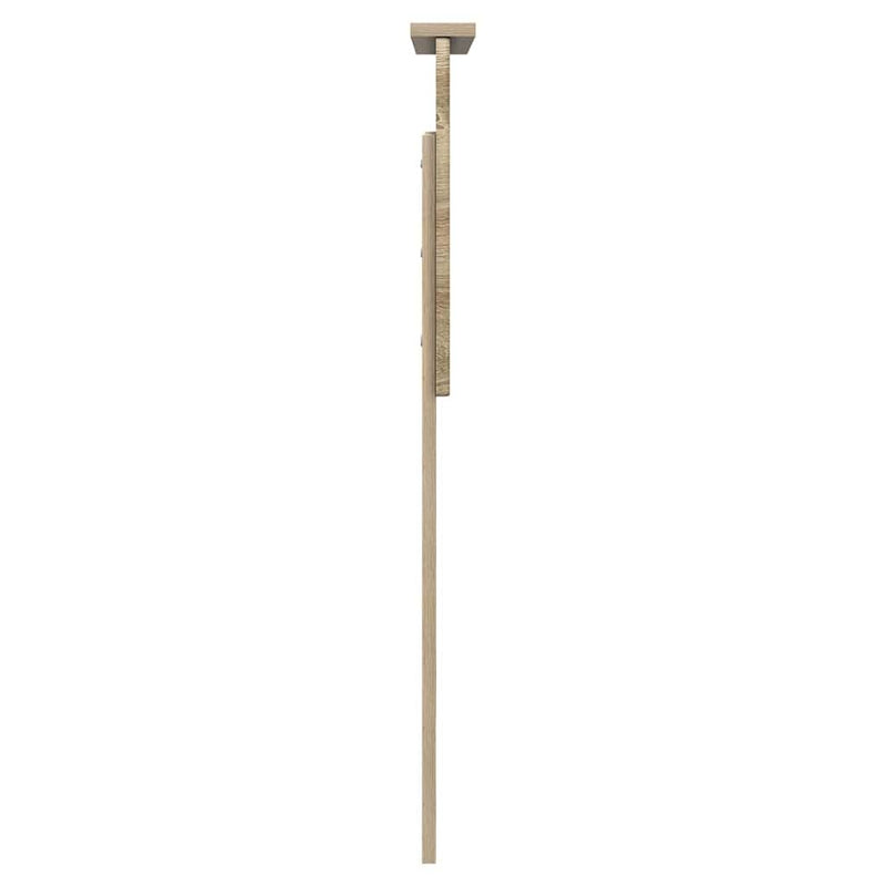 vidaXL Fejtámla fejtámlával Sonoma tölgy 75 cm Faanyag