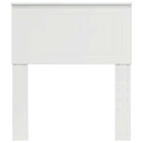 vidaXL Fejtámla fejtámlával Fényes Fehér 75 cm Faanyag