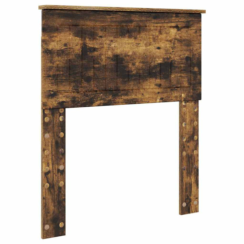 vidaXL Fejtámla fejtámlával Füstölt tölgy 75 cm Faanyag