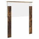 vidaXL Fejtámla fejtámlával Füstölt tölgy 75 cm Faanyag