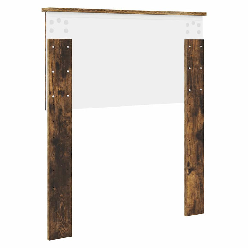 vidaXL Fejtámla fejtámlával Füstölt tölgy 75 cm Faanyag