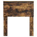 vidaXL Fejtámla fejtámlával Füstölt tölgy 75 cm Faanyag