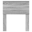 vidaXL Fejtámla fejtámlával Szürke Sonoma 75 cm Faanyag