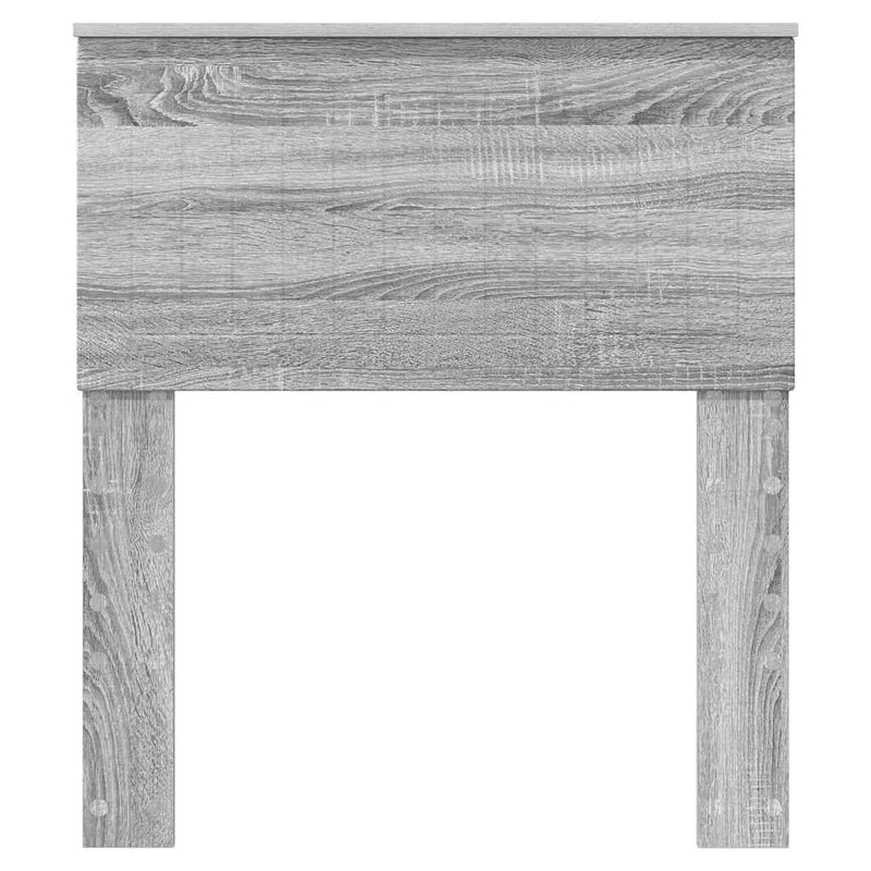 vidaXL Fejtámla fejtámlával Szürke Sonoma 75 cm Faanyag