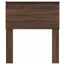 vidaXL Fejtámla fejtámlával Barna Tölgy 75 cm Faanyag