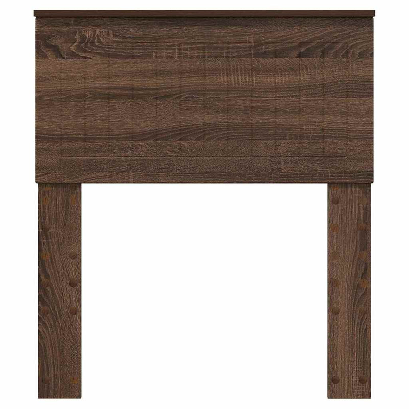 vidaXL Fejtámla fejtámlával Barna Tölgy 75 cm Faanyag