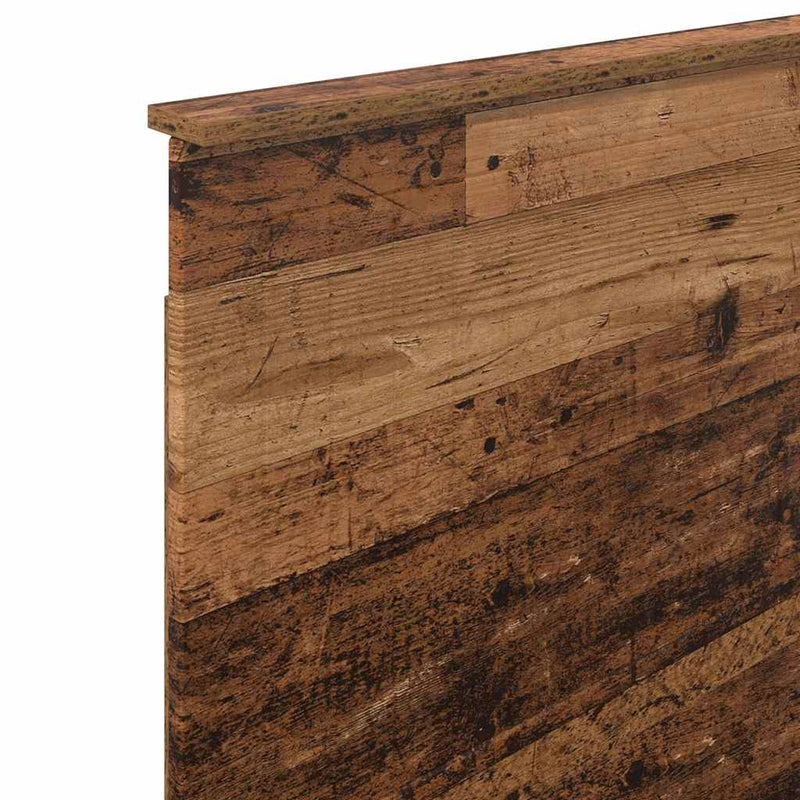 vidaXL Fejtámla fejtámlával Öreg fa 75 cm Faanyag