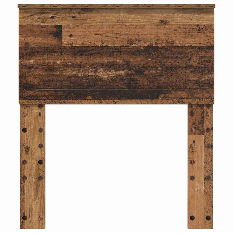 vidaXL Fejtámla fejtámlával Öreg fa 75 cm Faanyag