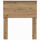 vidaXL Fejtámla fejtámlával Artisan tölgy 75 cm Faanyag