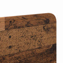 vidaXL Fejtámla fejtámlával Öreg fa 180 cm Faanyag