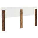 vidaXL Fejtámla fejtámlával Öreg fa 180 cm Faanyag