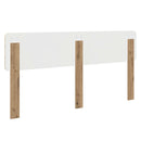 vidaXL Fejtámla fejtámlával Artisan tölgy 180 cm Faanyag