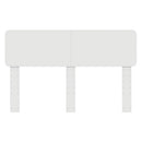 vidaXL Fejtámla fejtámlával Fehér 160 cm Faanyag