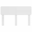 vidaXL Fejtámla fejtámlával Fényes Fehér 160 cm Faanyag