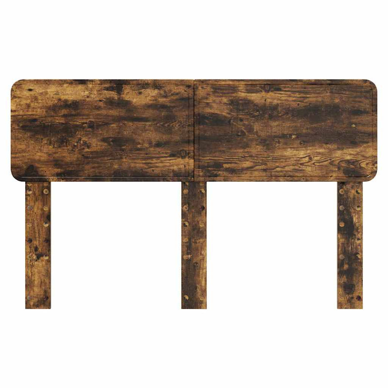 vidaXL Fejtámla fejtámlával Füstölt tölgy 160 cm Faanyag